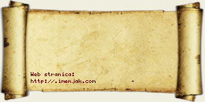 Jasna Sebić vizit kartica